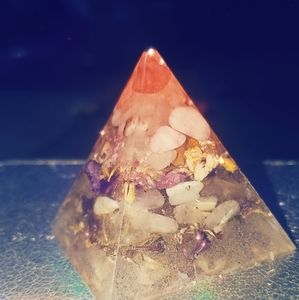 Gem filled pyramid